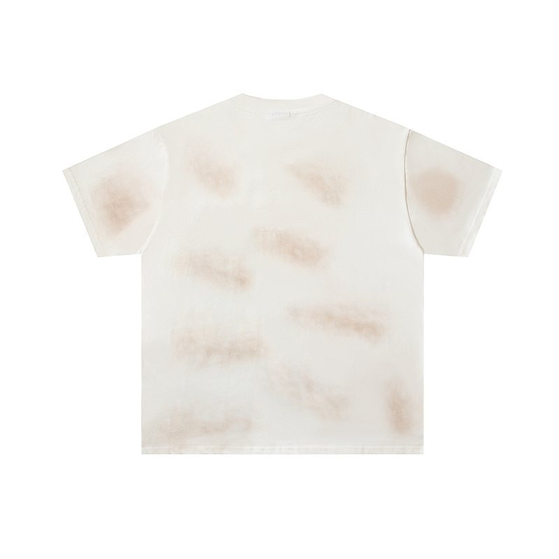 VALE USA Rhinestone Washed Graphic T-Shirt — back