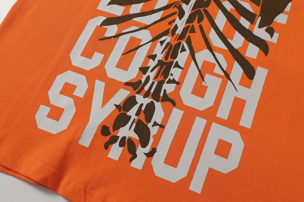 THAT'S A AWFUL LOT OF COUGH SYRUP Ribcage Graphic T-Shirt — detail