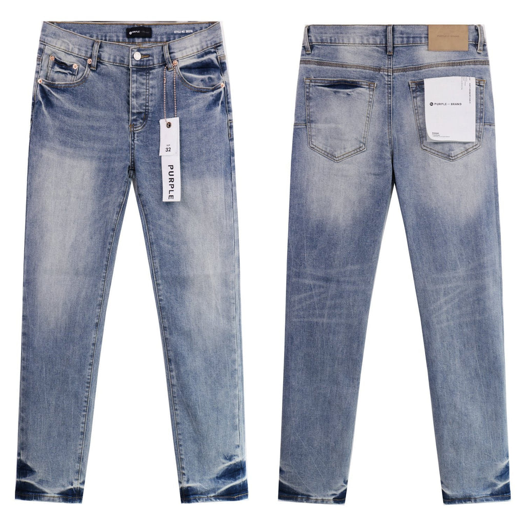 Purple Brand Light Blue Washed Jeans — hero