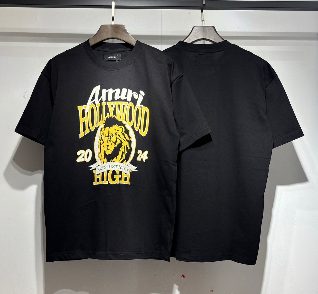 AMIRI Lion & Letter Graphic Short-Sleeve T-Shirt — comparison
