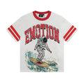 MIXED EMOTION Astronaut Graphic Ringer T-Shirt — hero
