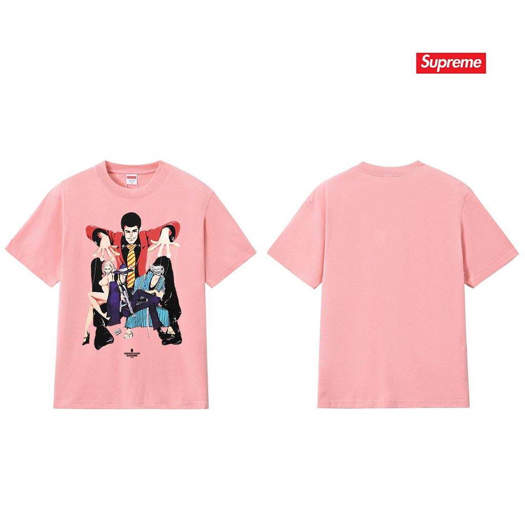 Supreme Anime Character Graphic T-Shirt — back