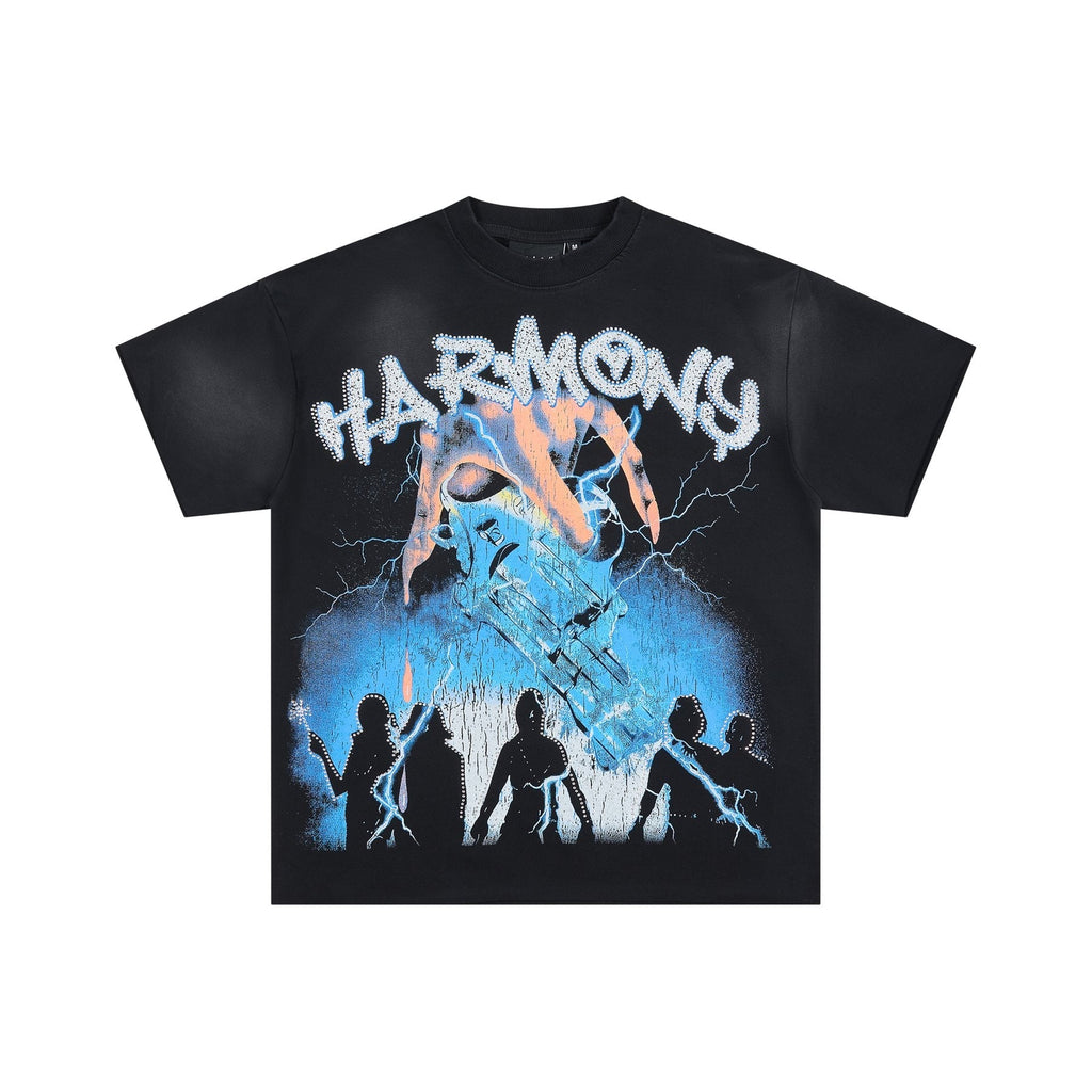HARMONY French Terry Graphic T-Shirt — front