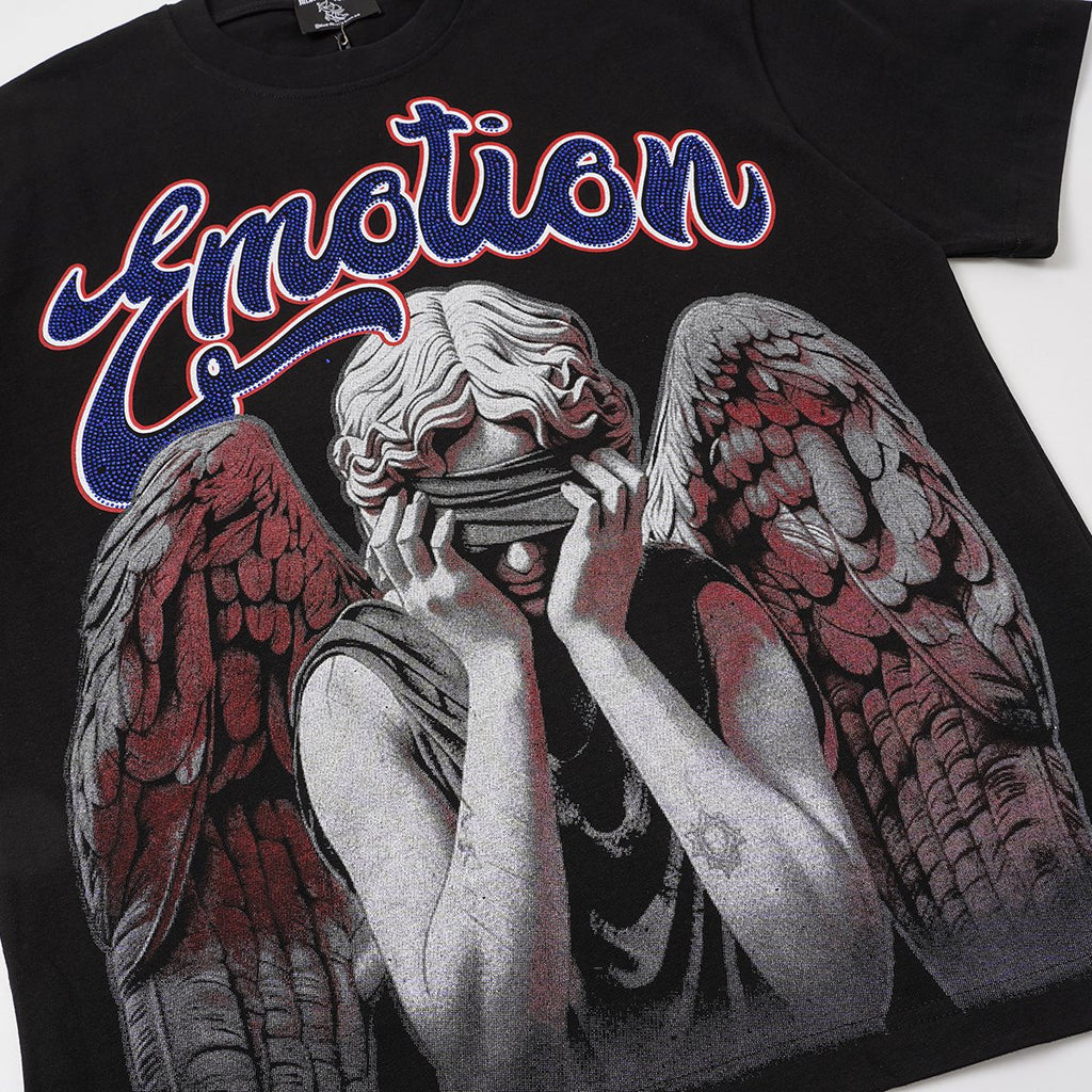 MIXED EMOTION Angel Graphic T-Shirt — detail
