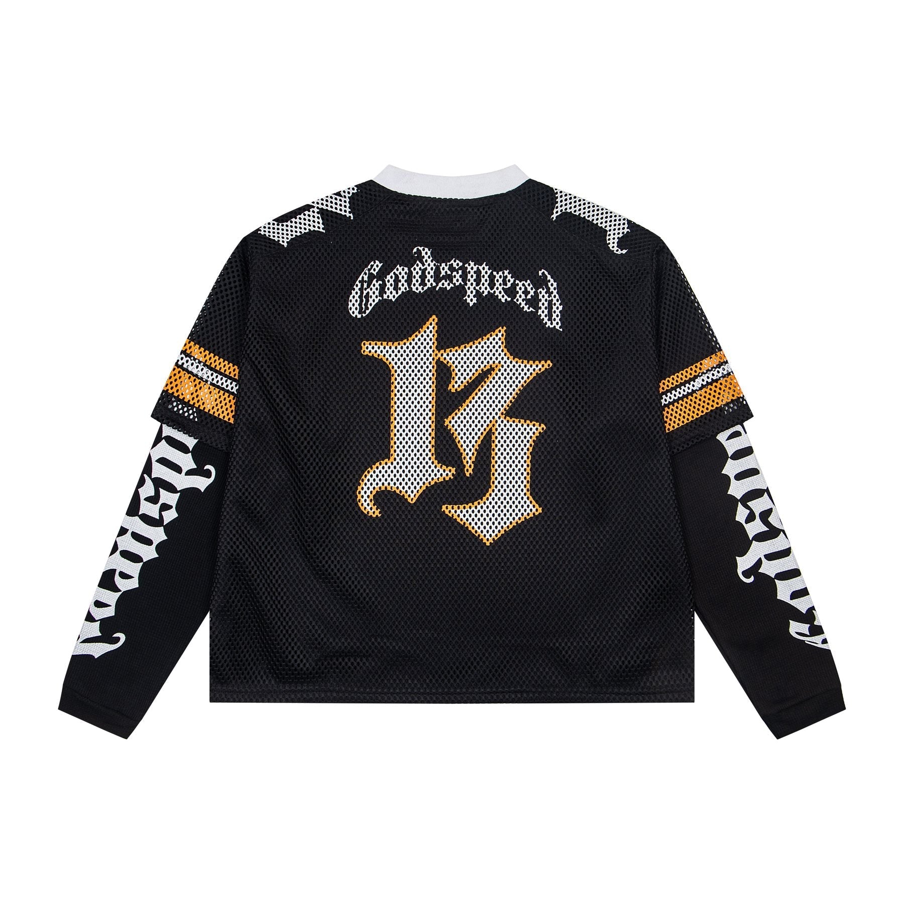Godspeed Skull Mesh Jersey Long-Sleeve T-Shirt — back